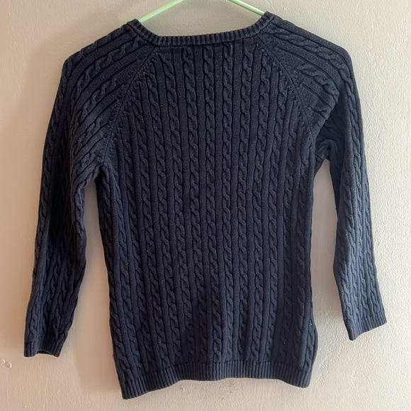 Dark Blue Tommy Hilfiger Sweater. Size small. - Picture 2 of 2
